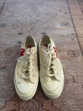 Comme De Garçons Converse Play sneakers beige